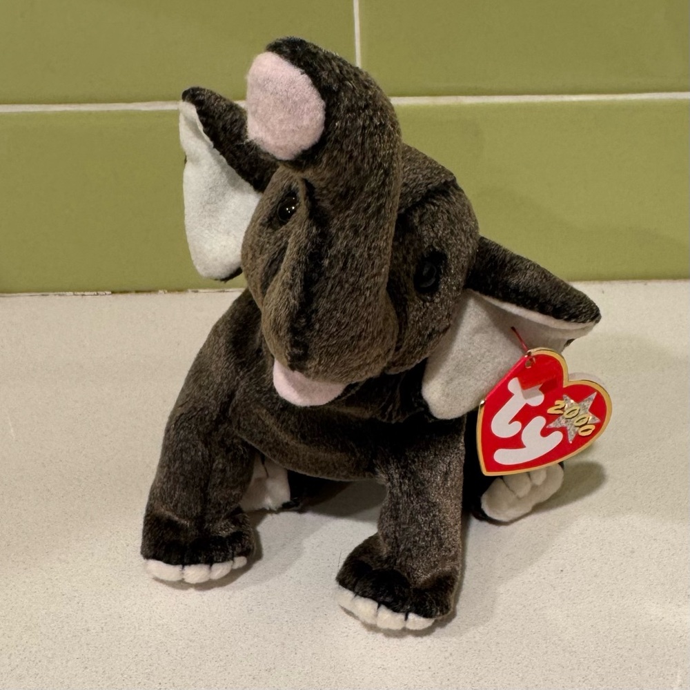 Ty Beanie Baby named Trumpet the Elephant (2000)